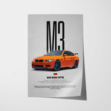 M3 GTS (E92) Car Poster