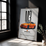 M3 GTS (E92) Car Poster