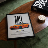 M3 GTS (E92) Car Poster