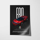 F80 Car Poster