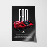 F80 Car Poster