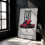 F80 Car Poster