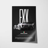 FXX-K Evo Car Poster