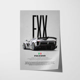 FXX-K Evo Car Poster