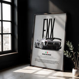 FXX-K Evo Car Poster