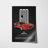 288 GTO Car Poster