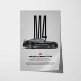 M4 G82 Competition Car Poster