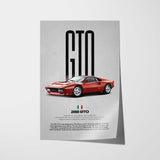 288 GTO Car Poster