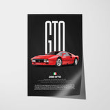 288 GTO Car Poster