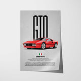288 GTO Car Poster