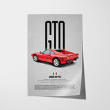 288 GTO Car Poster