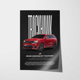 Grand Cherokee Trackhawk Car Poster