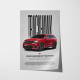 Grand Cherokee Trackhawk Car Poster
