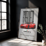F12berlinetta Car Poster
