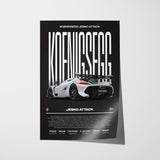 Koenigsegg Jesko Attack Poster