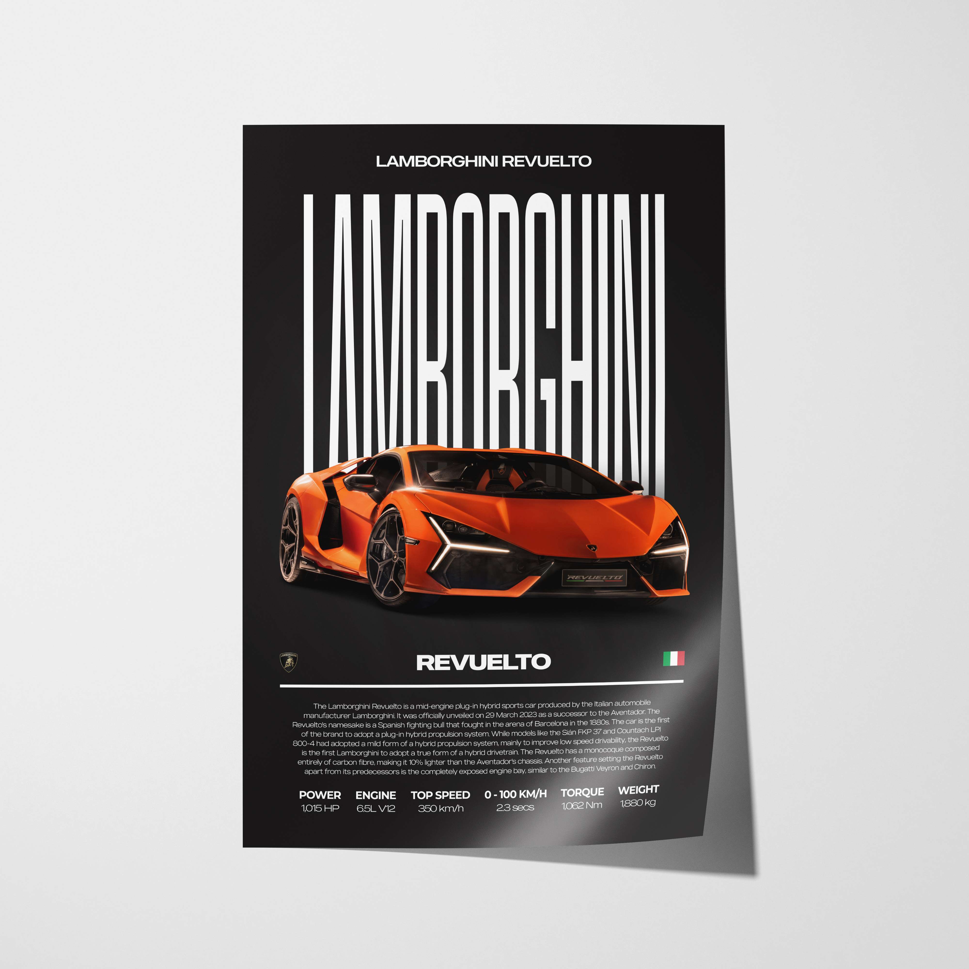 Lamborghini Revuelto Poster