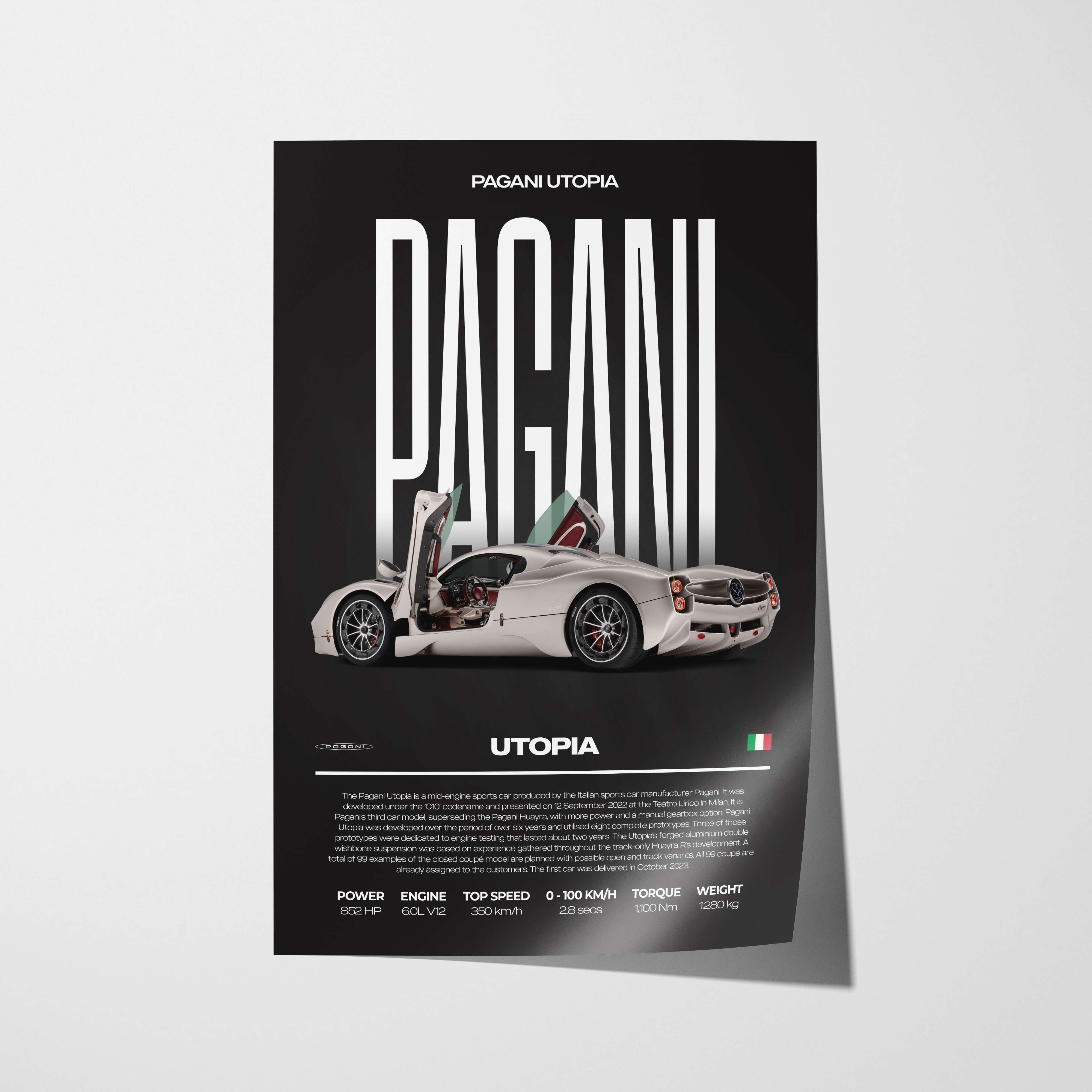 Pagani Utopia Poster