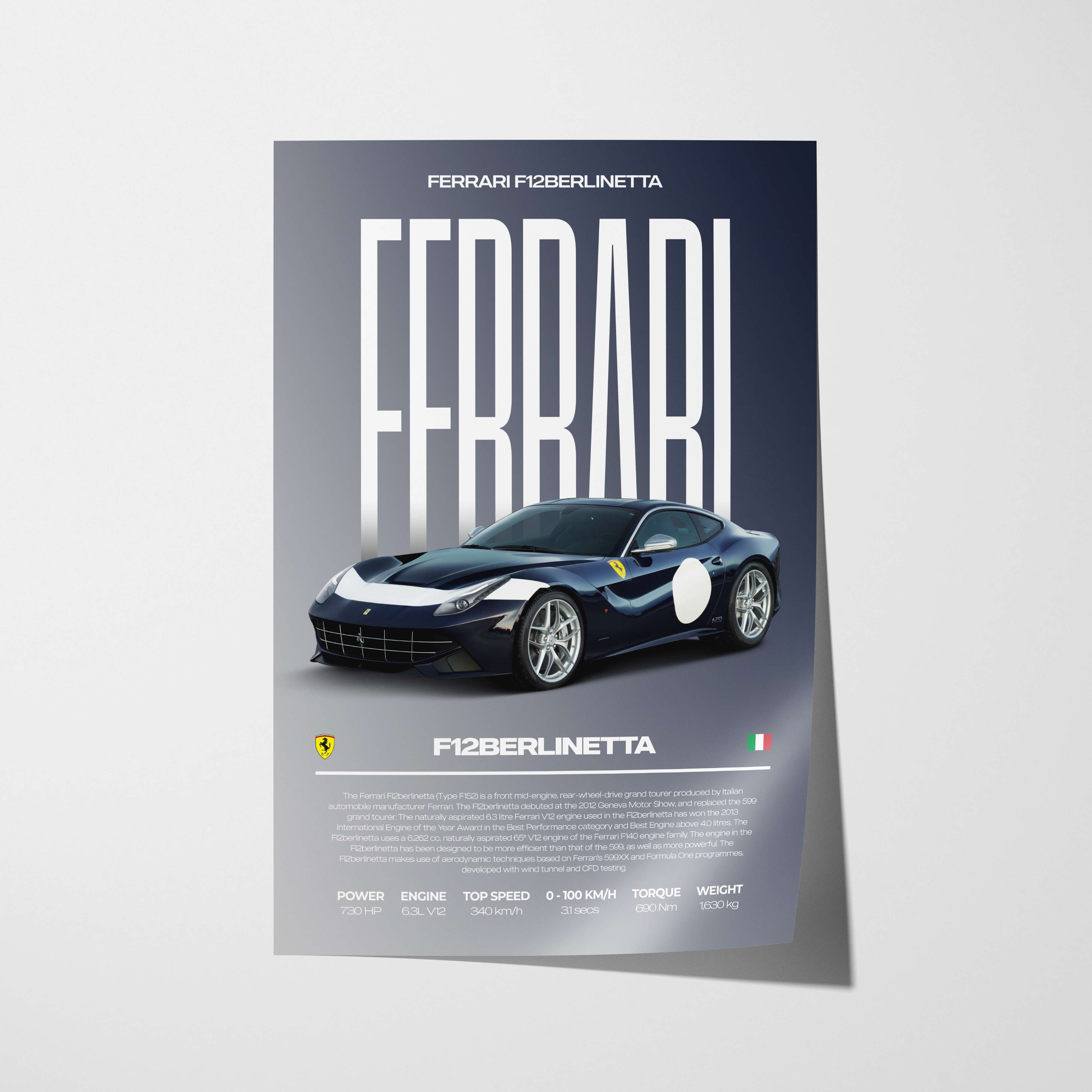 Ferrari F12Berlinetta Poster