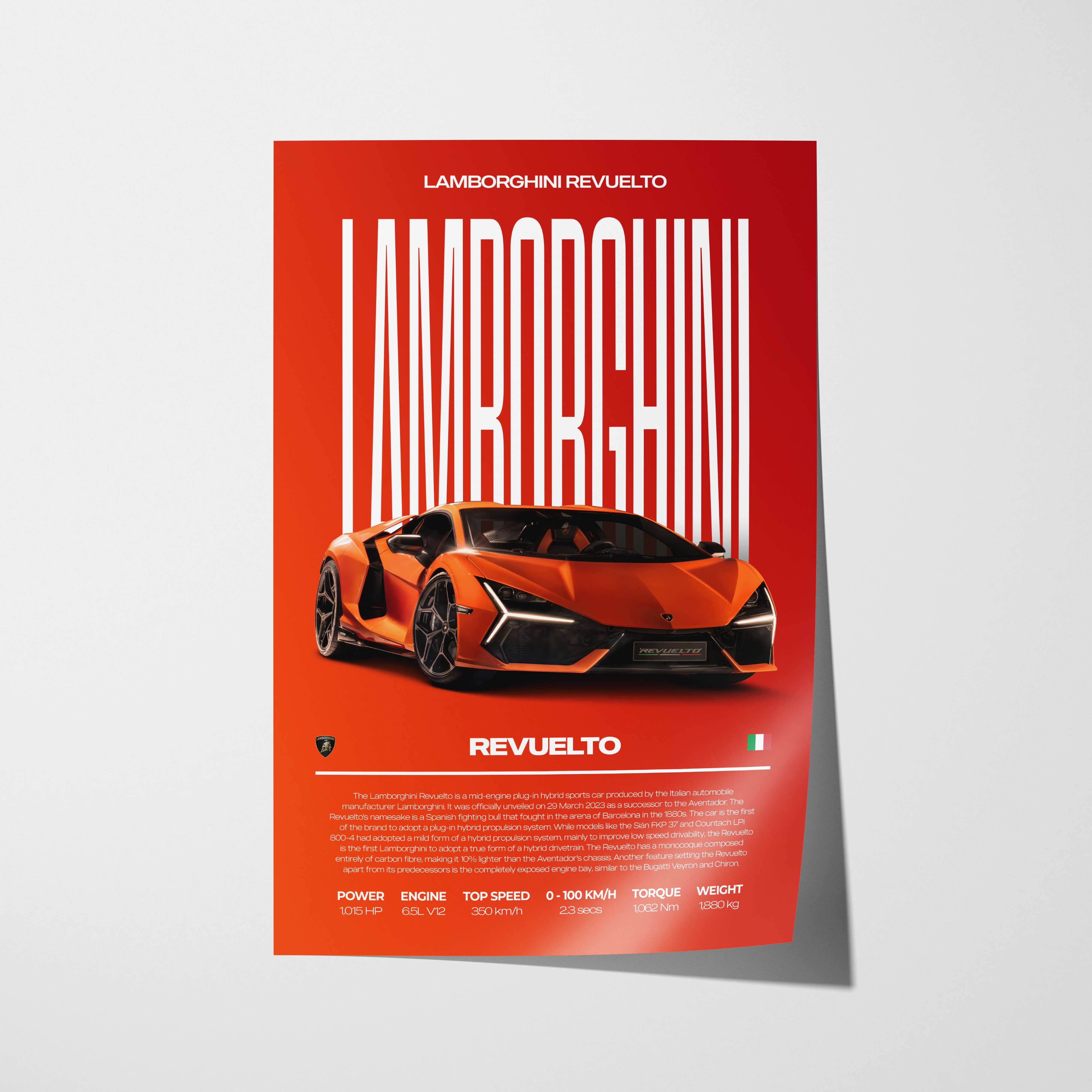 Lamborghini Revuelto Poster