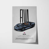 Elva Car Poster