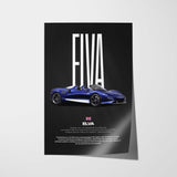Elva Car Poster