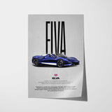 Elva Car Poster