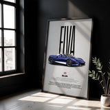 Elva Car Poster