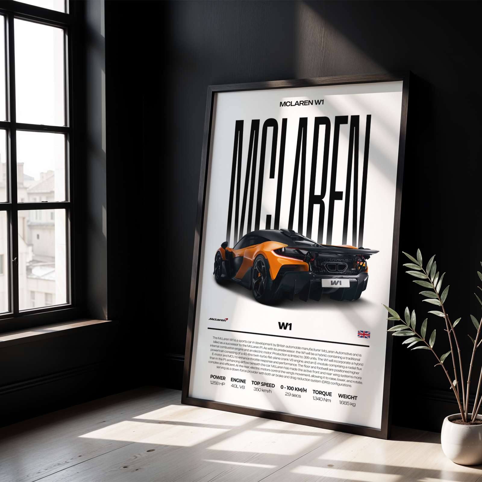 McLaren W1 Poster