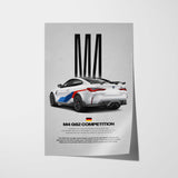 M4 G82 Competition Car Poster