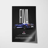 Elva Car Poster