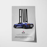 Elva Car Poster