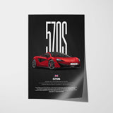 570S Car Poster