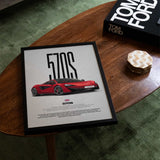 570S Car Poster