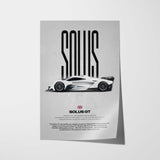 Solus GT Car Poster