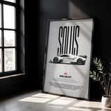 Solus GT Car Poster