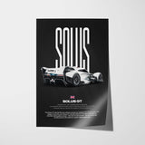 Solus GT Car Poster