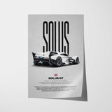 Solus GT Car Poster