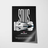 Solus GT Car Poster