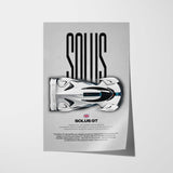 Solus GT Car Poster