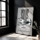 Solus GT Car Poster