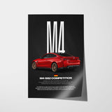 M4 G82 Competition Car Poster