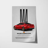 M4 G82 Competition Car Poster