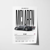 McLaren F1 GT Poster