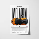 McLaren W1 Poster