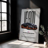 Veyron Super Sport Car Poster