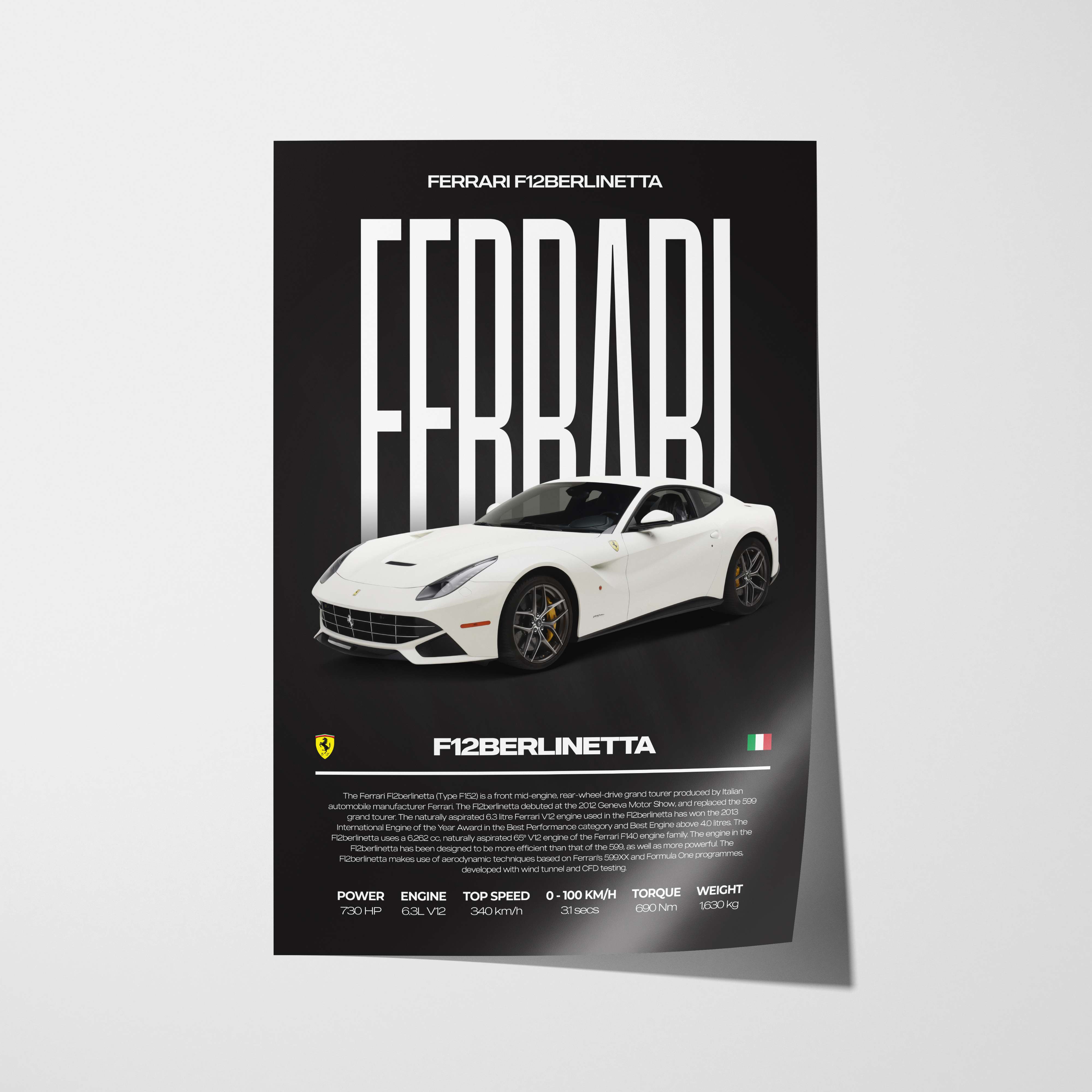 Ferrari F12Berlinetta Poster