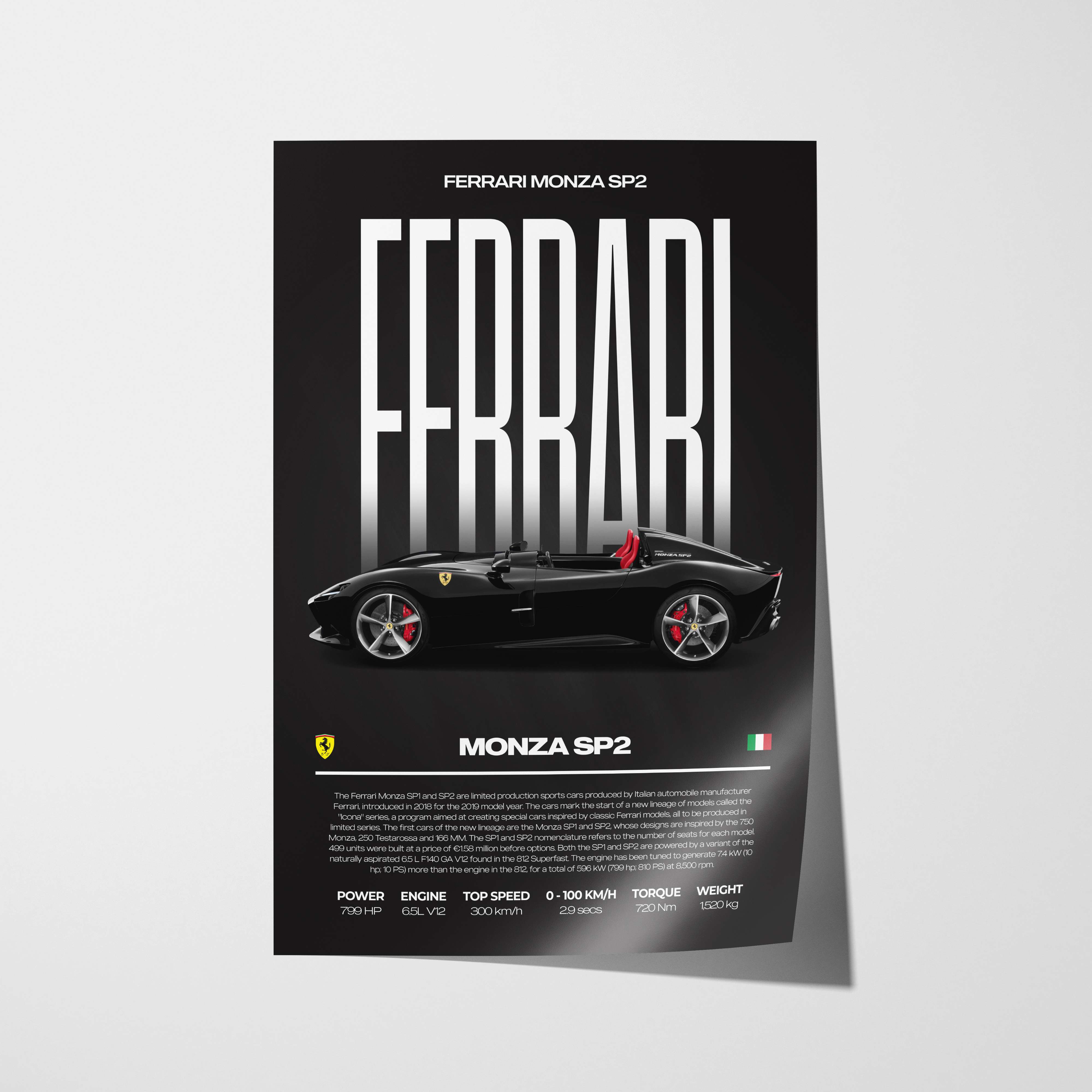 Ferrari Monza SP2 Poster