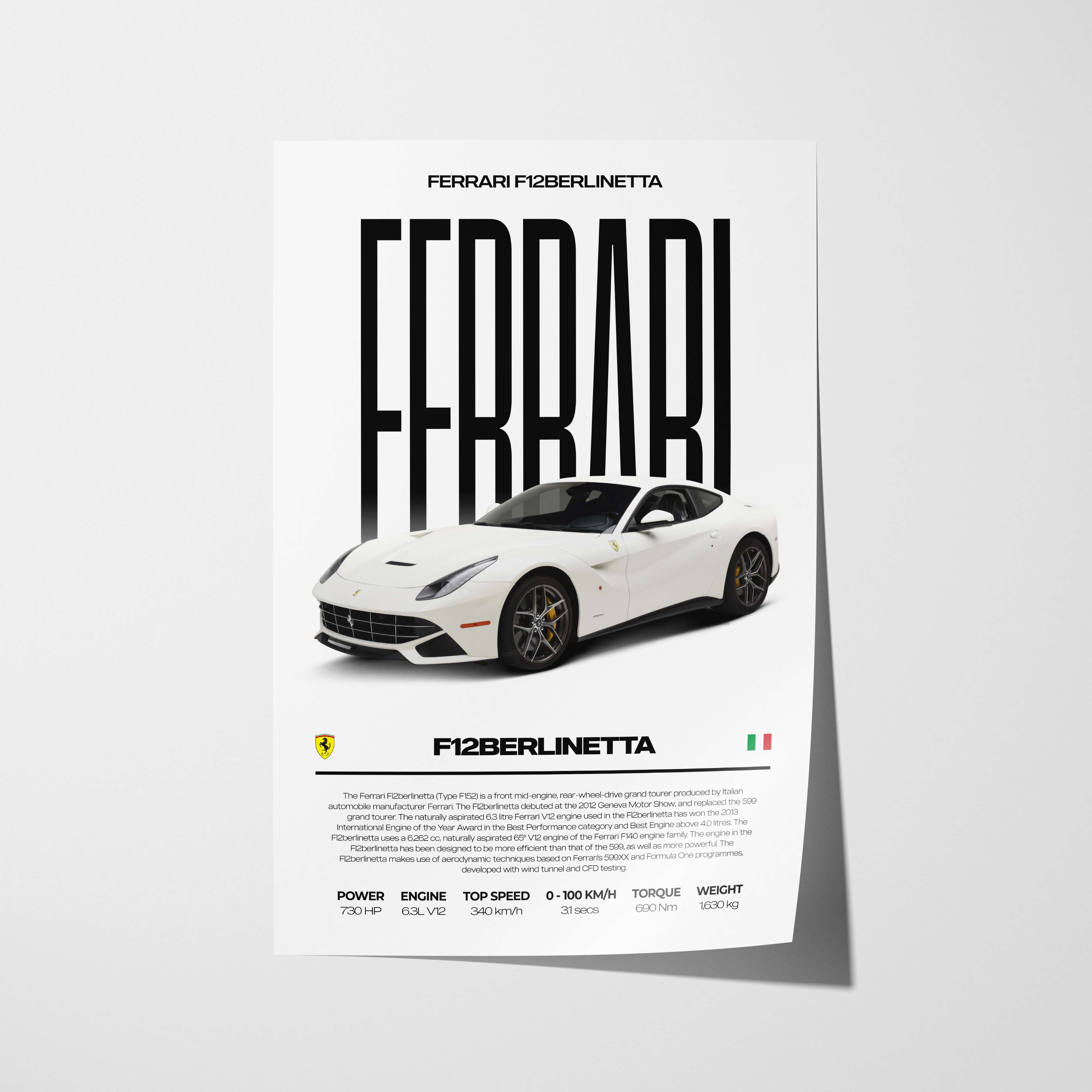 Ferrari F12Berlinetta Poster