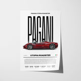 Pagani Utopia Roadster Poster