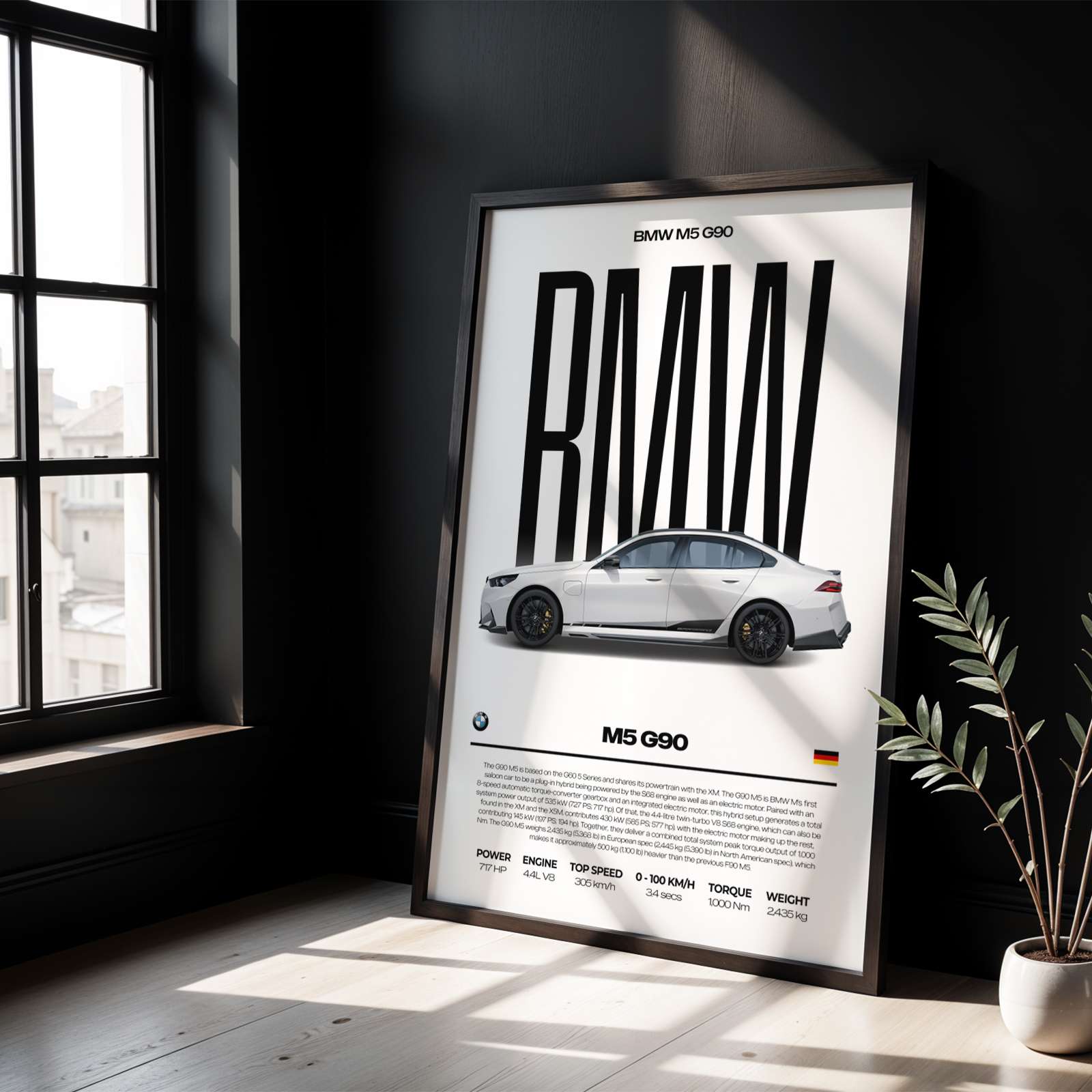 BMW M5 G90 Poster